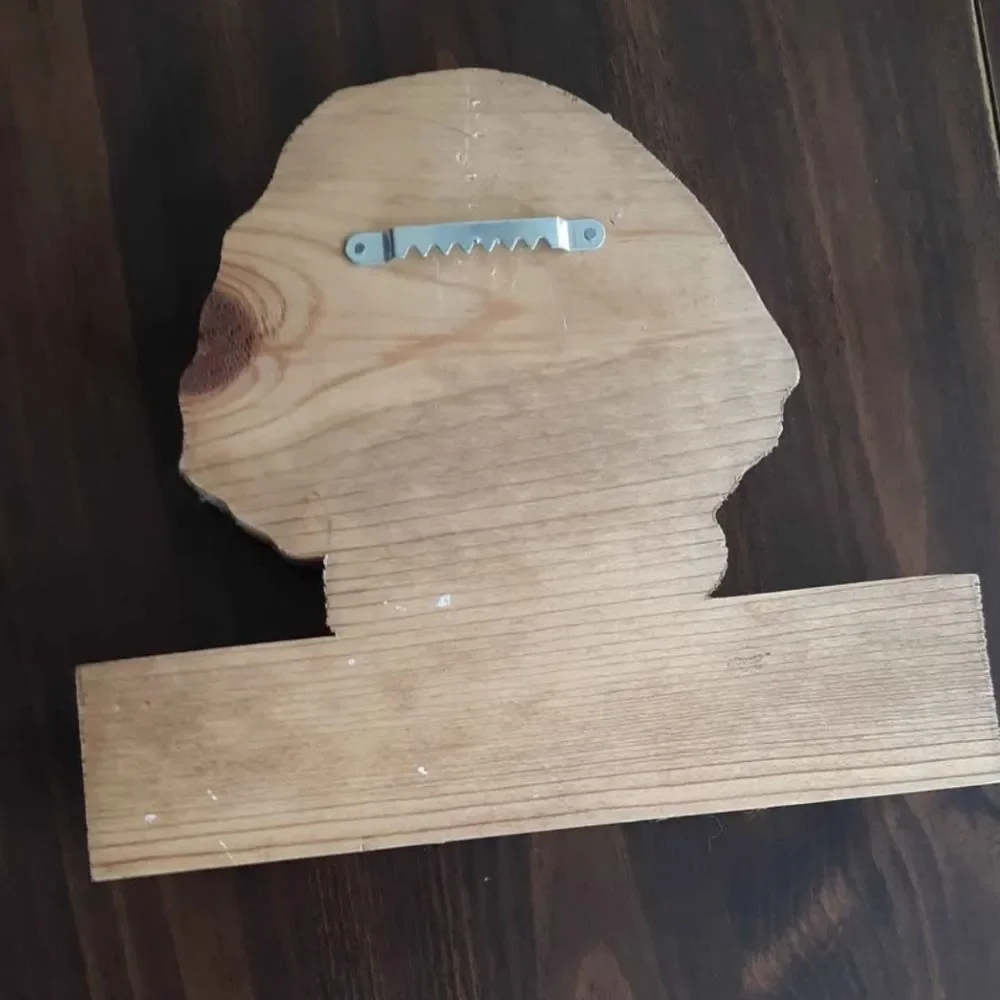 Vintage Wooden Look What I Made Kids Art Display Wall Hanging Clothespin Holder